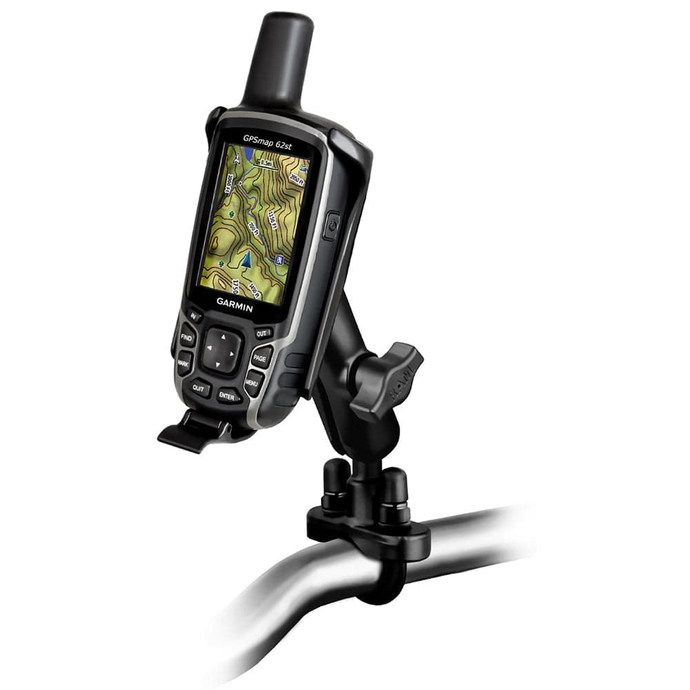 RAM Mount Garmin GPSMAP 62 Series Handlebar Rail Mount [RAM - B - 149Z - GA41U], GPS - Accessories, RAM Mounting Systems, , , at Festive Water Paddlesports