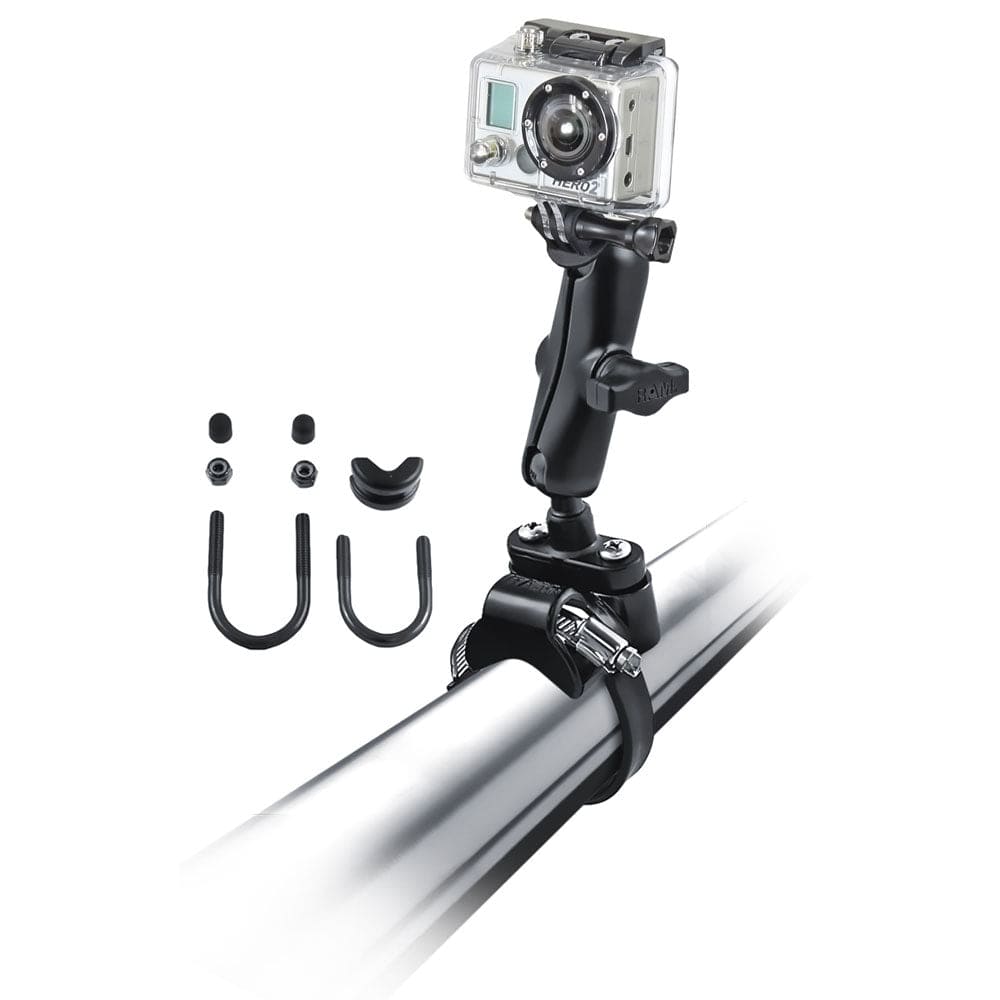 RAM Mount GoPro Hero ATV/UTV Strap Clamp Roll Bar Mount [RAM - B - 149Z - 2 - GOP1U], Accessories, RAM Mounting Systems, , , at Festive Water Paddlesports