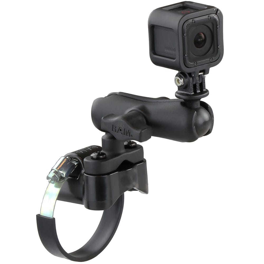 RAM Mount GoPro Hero ATV/UTV Strap Clamp Roll Bar Mount [RAM - B - 149Z - 2 - GOP1U], Accessories, RAM Mounting Systems, , , at Festive Water Paddlesports