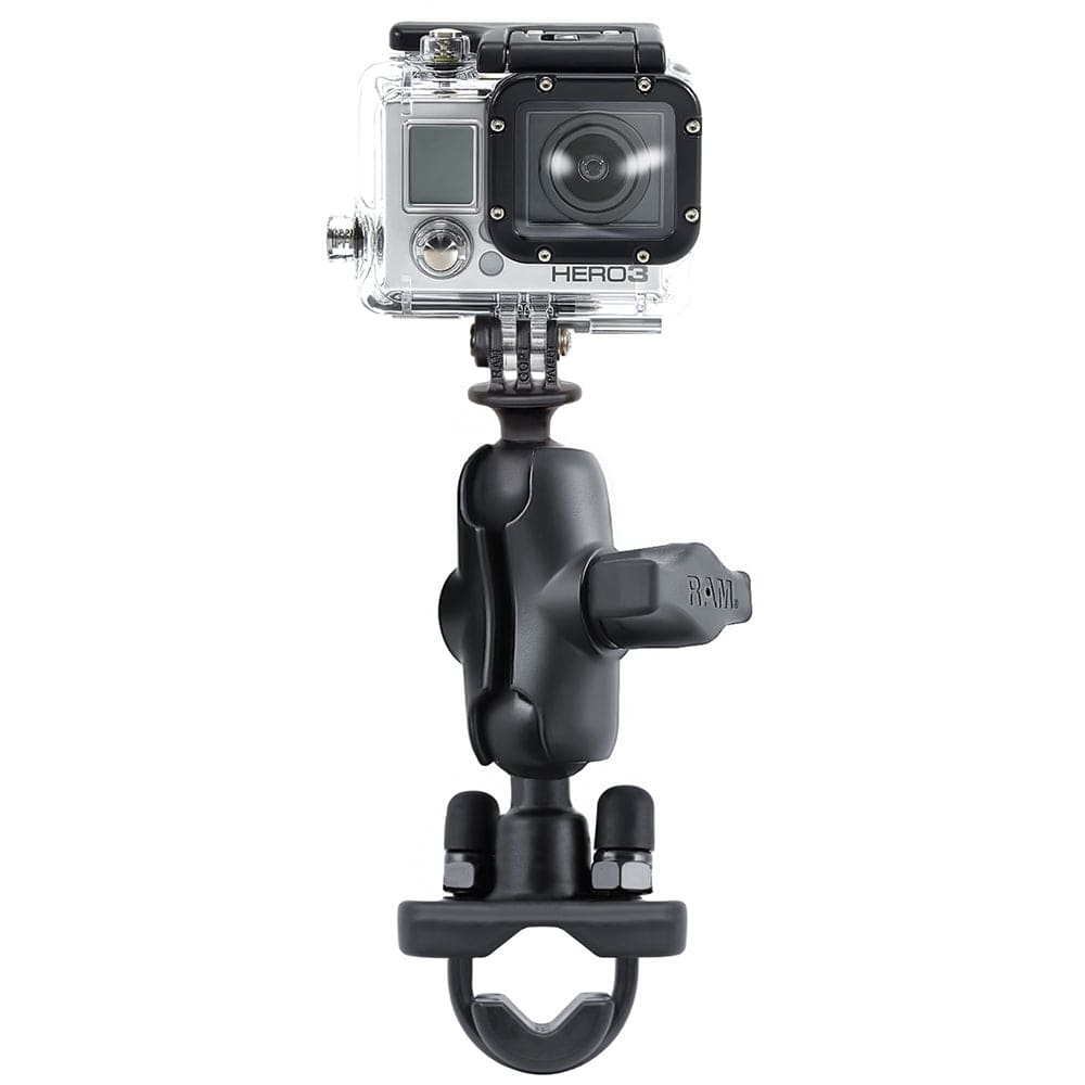 RAM Mount GoPro Hero Short Arm Handlebar Rail Mount [RAM - B - 149Z - A - GOP1U], Accessories, RAM Mounting Systems, , , at Festive Water Paddlesports