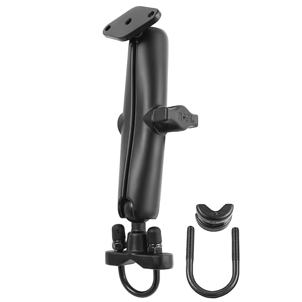 RAM Mount Handlebar Rail Mount w/Long Arm Diamond [RAM - B - 149ZU - C], Rail/Handle Bar Mounts, RAM Mounting Systems, , , at Festive Water Paddlesports