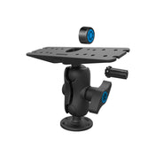 RAM Mount Heavy Duty Marine Electronics Mount w/Combination Pin - Lock Security Kit Short Arm [RAM - SG - D - 111U - C], Marine Electronics Mounts, RAM Mounting Systems, , , at Festive Water Paddlesports
