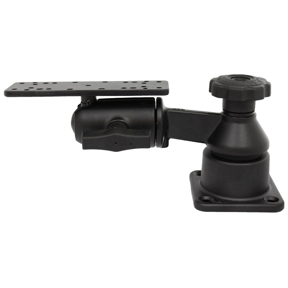 RAM Mount Horizontal Single Arm Ball Mount - Gimbal Bracket [RAM - 109HSB], Swing Arm Mounts, RAM Mounting Systems, , , at Festive Water Paddlesports