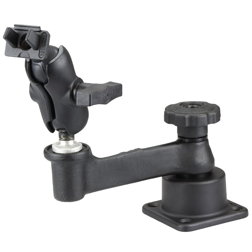 RAM Mount Horizontal Swing Arm Mount f/Lowrance Elite - 5 Series [RAM - 109H - 2B - B - LO11], Marine Electronics Mounts, RAM Mounting Systems, , , at Festive Water Paddlesports