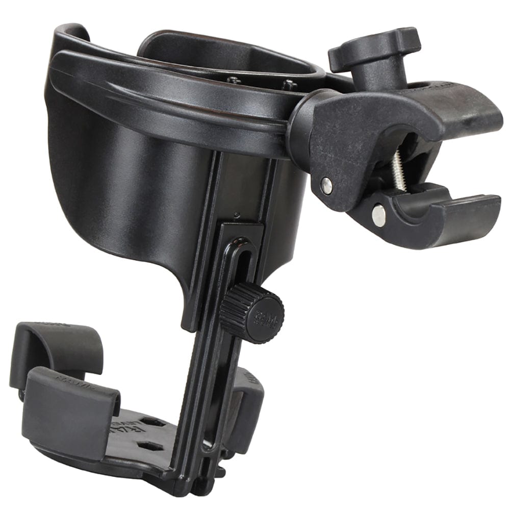 RAM Mount Level Cup XL w/Small Tough - Claw [RAP - B - 417 - 400U], Drink Cup Mounts, RAM Mounting Systems, , , at Festive Water Paddlesports
