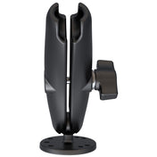 RAM Mount Long Double Socket Arm w/2.5" Round Base [RAM - B - 103U - C], Surface Mount, RAM Mounting Systems, , , at Festive Water Paddlesports