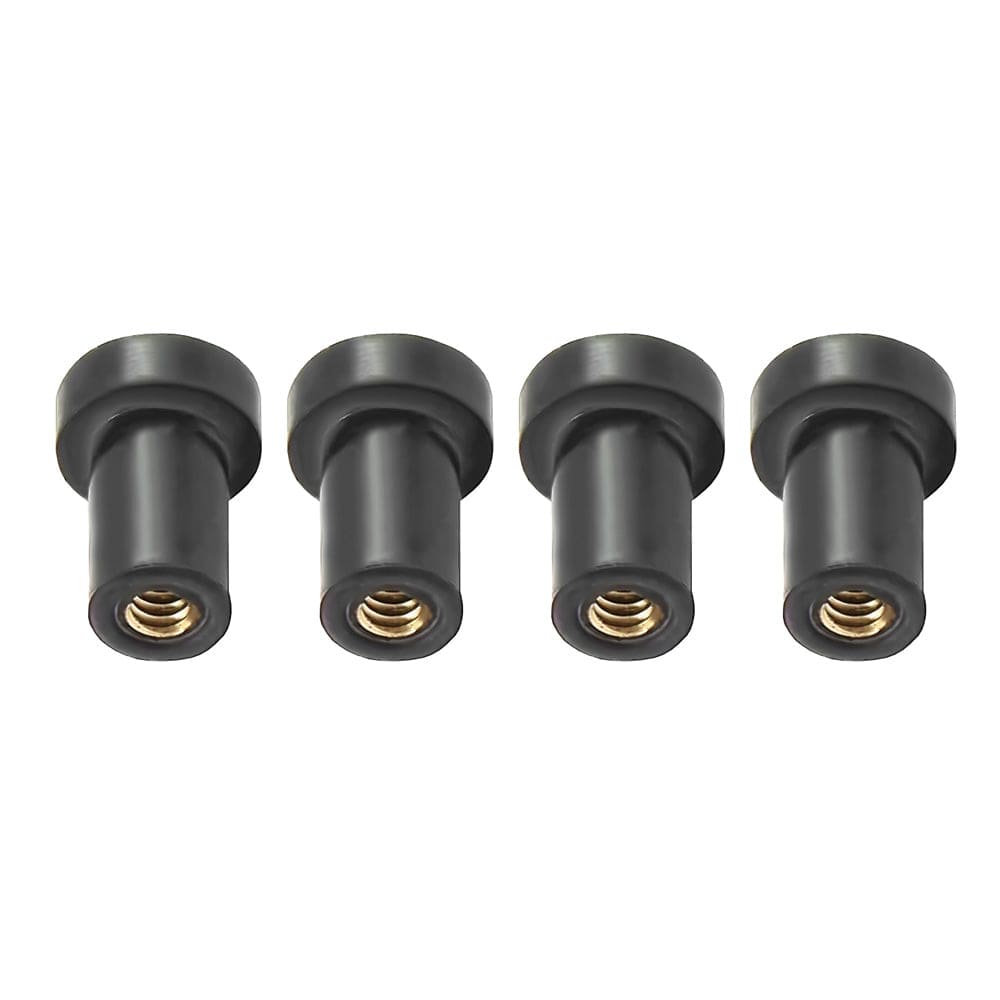 RAM Mount Mari - Nut Rubber Expansion Brass Nuts - 4 Pack [RAM - MARI - NUT - 4U], Kayak Mounts, RAM Mounting Systems, , , at Festive Water Paddlesports