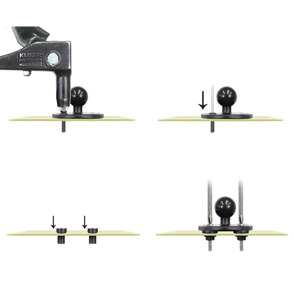 RAM Mount Mari - Rivet Aluminum Pop Rivets - 4 Pack [RAM - MARI - RIVET - 4U], Kayak Mounts, RAM Mounting Systems, , , at Festive Water Paddlesports
