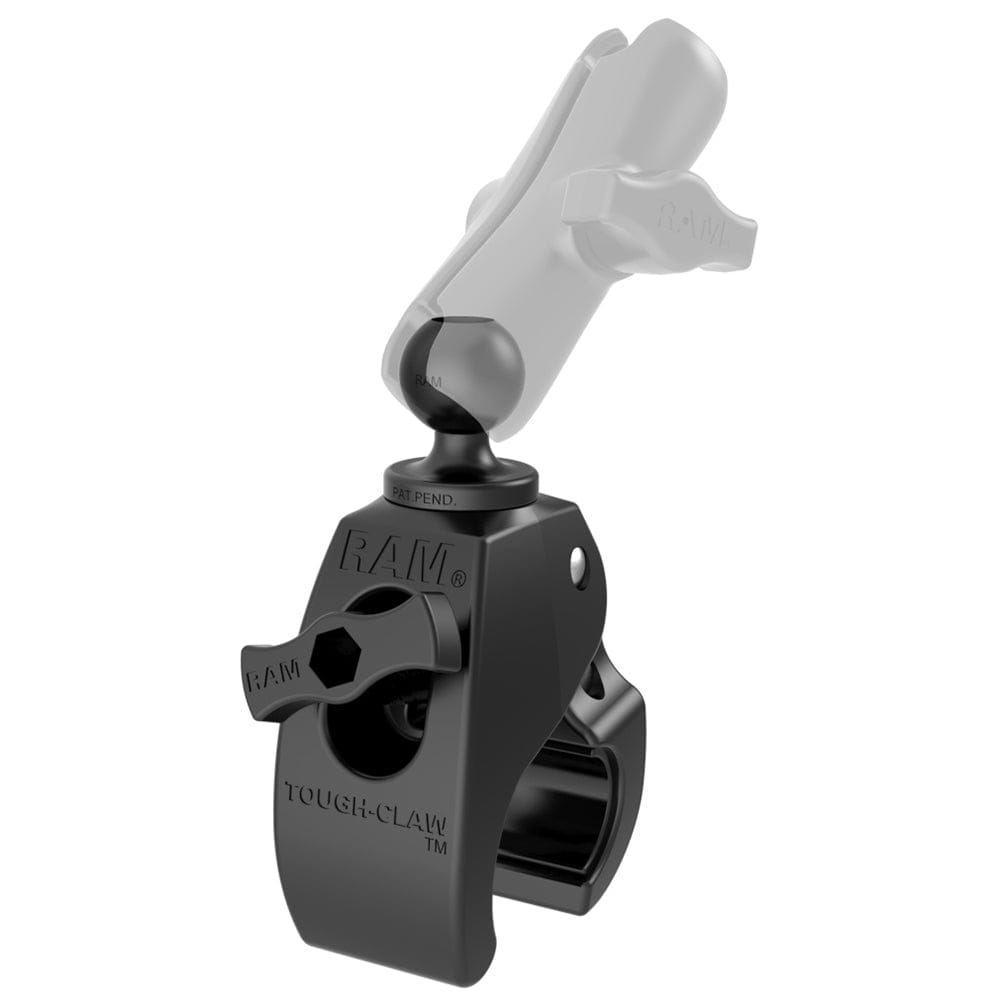 RAM Mount Medium Tough - Claw w/1" Diameter Rubber Ball [RAP - B - 404U], Rail/Handle Bar Mounts, RAM Mounting Systems, , , at Festive Water Paddlesports