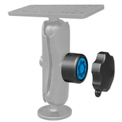RAM Mount Mixed Combination Pin - Lock Security Knob & Key Knob f/1.5" Diameter C Size Arms [RAP - S - KNOB5U], C Size, RAM Mounting Systems, at Festive Water Paddlesports