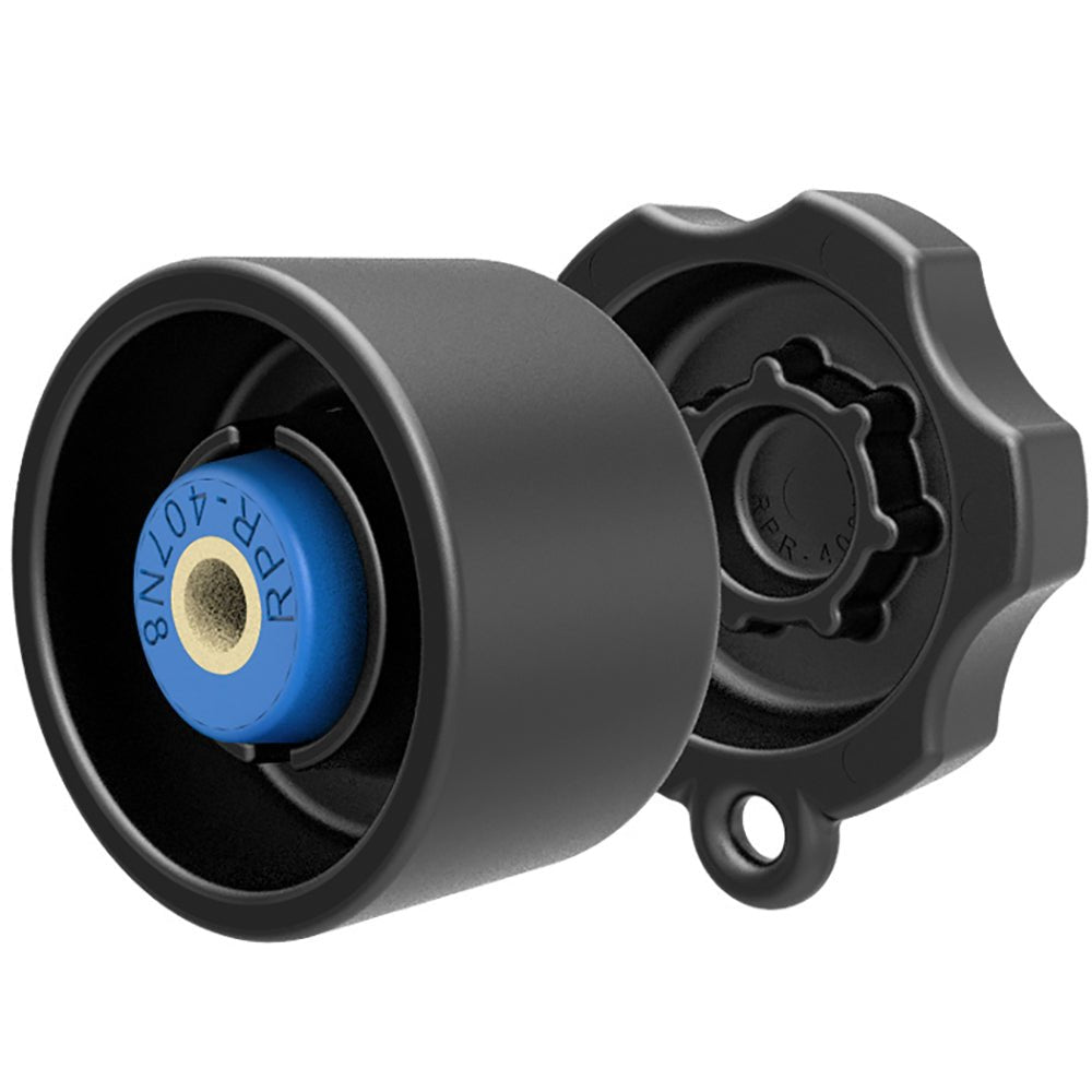 RAM Mount Mixed Combination Pin - Lock Security Knob & Key Knob f/1.5" Diameter C Size Arms [RAP - S - KNOB5U], C Size, RAM Mounting Systems, at Festive Water Paddlesports