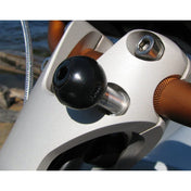 RAM Mount Motorcycle Handlebar Clamp Base w/M8 Screws [RAM - B - 367U], B Size, RAM Mounting Systems, , , at Festive Water Paddlesports