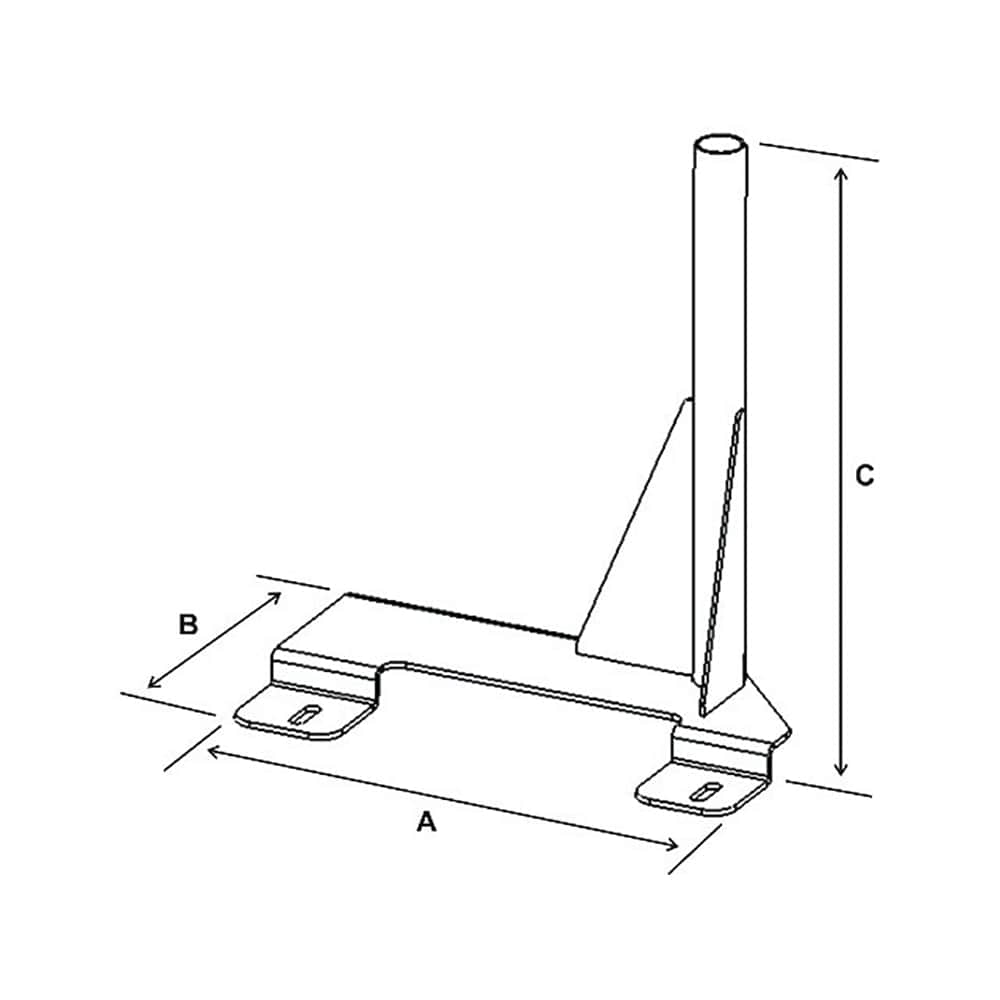 RAM Mount No - Drill Laptop Base f/Ford Econoline Van (1995 - 2015) [RAM - VB - 119], Vehicle Mounts, RAM Mounting Systems, , , at Festive Water Paddlesports
