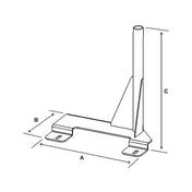 RAM Mount No - Drill Laptop Base f/Ford Econoline Van (1995 - 2015) [RAM - VB - 119], Vehicle Mounts, RAM Mounting Systems, , , at Festive Water Paddlesports