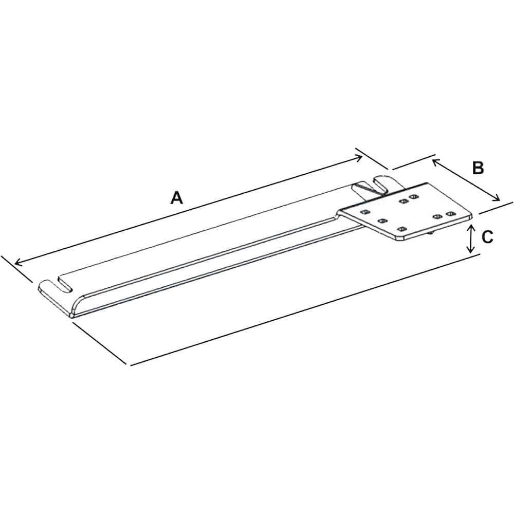 RAM Mount No - Drill Vehicle Base f/ 10 - 13 Ford Transit Connect + More [RAM - VB - 175], Vehicle Mounts, RAM Mounting Systems, , , at Festive Water Paddlesports