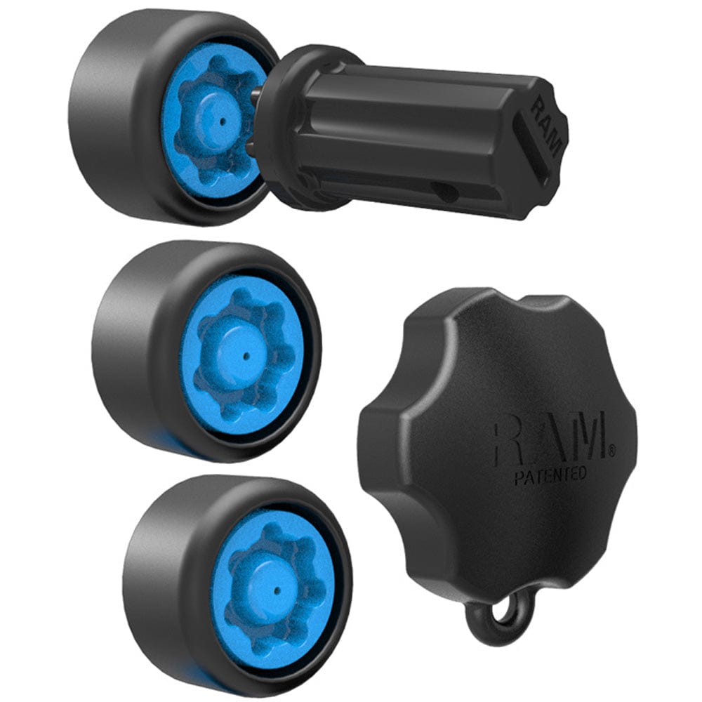 RAM Mount Pin - Lock Security Kit f/Single Swing Arm and Gimbal Mount [RAP - S - KNOBG - 109], Marine Electronics Mounts, RAM Mounting Systems, , , at Festive Water Paddlesports
