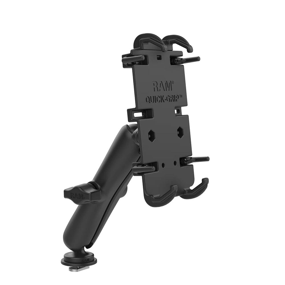 RAM Mount Quick - Grip XL Phone Mount w/Track Ball Base - Long [RAM - HOL - PD4 - C - 354 - TRA1U], Cell Phone Mounts, RAM Mounting Systems, , , at Festive Water Paddlesports