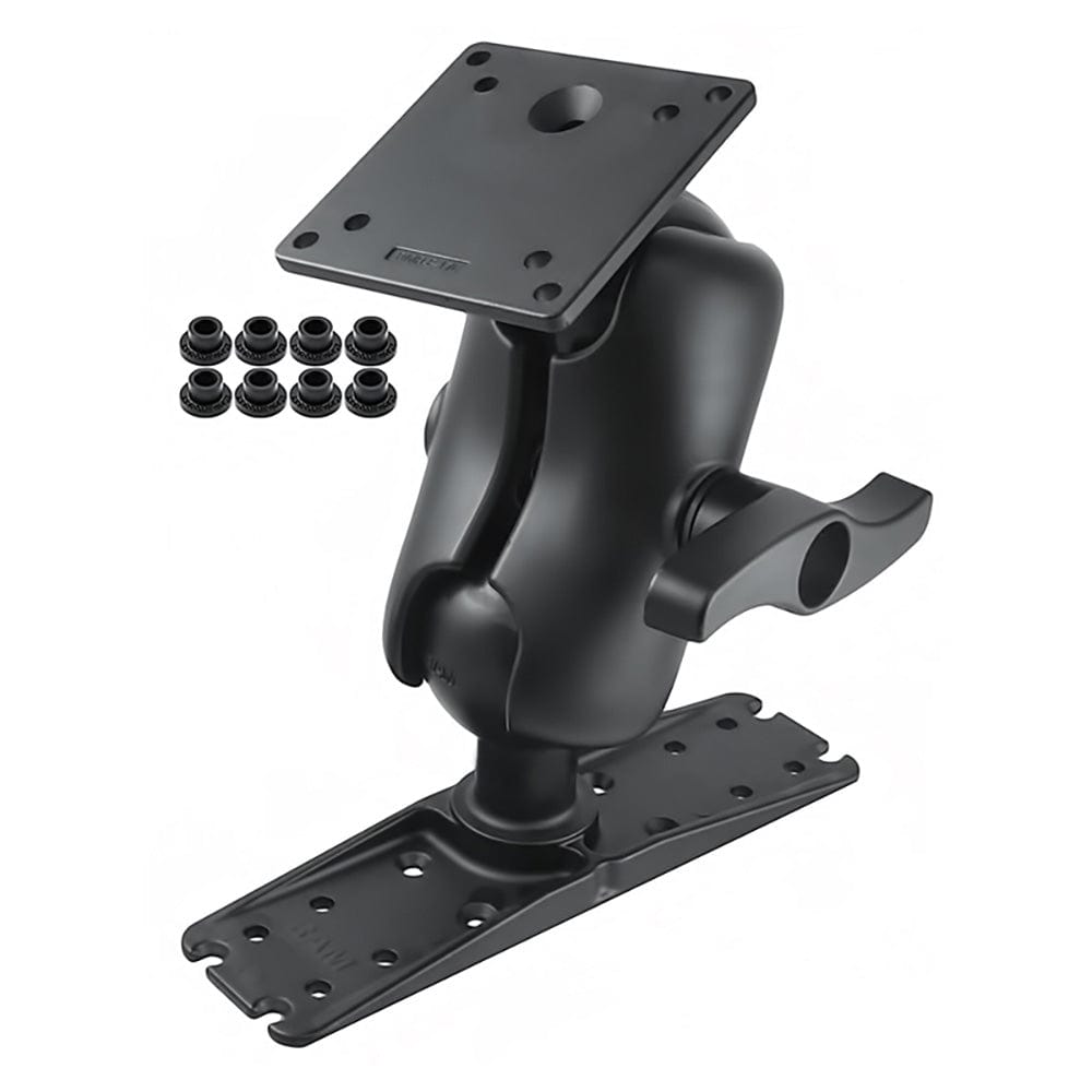 RAM Mount RAM Ball Mount w/100x100mm VESA Plate Large Electronics Plate [RAM - E - 111U - D - 246], Marine Electronics Mounts, RAM Mounting Systems, , , at Festive Water Paddlesports