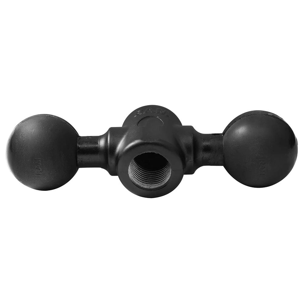 RAM Mount RAM Double Ball Adapter w/1/2" NPT Threaded Hole [RAM - 217 - 3U], C Size, RAM Mounting Systems, , , at Festive Water Paddlesports
