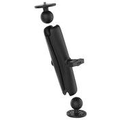 RAM Mount RAM Double Ball Mount w/1/4" - 20 Male Thread - Long Arm [RAM - 101AU - D], Surface Mount, RAM Mounting Systems, , , at Festive Water Paddlesports