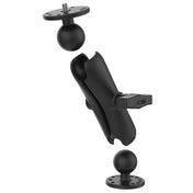 RAM Mount RAM Double Ball Mount w/1/4" - 20 Male Thread - Medium Arm [RAM - 101AU], Surface Mount, RAM Mounting Systems, , , at Festive Water Paddlesports