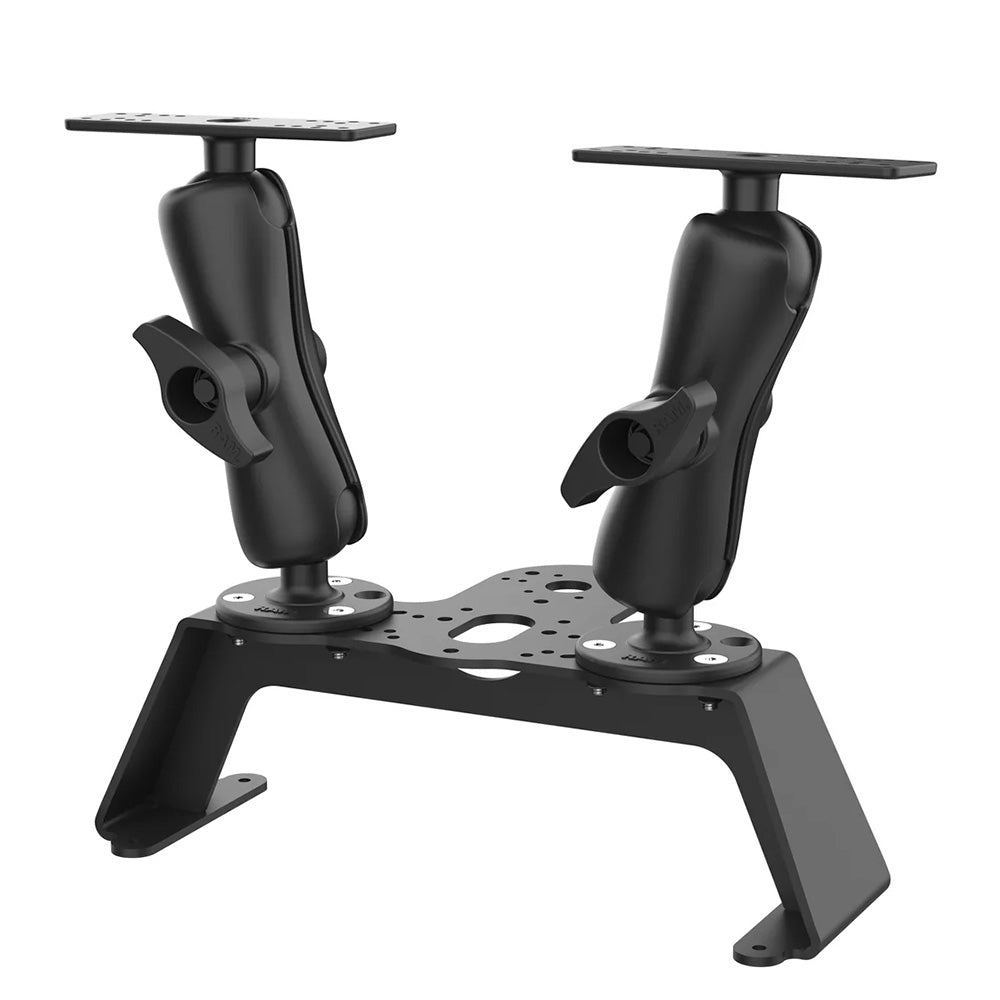 Dual Marine Electronic Mount [RAM - FF1 - D - 115 - 2], Marine Electronics Mounts, RAM Mounting Systems, , , at Festive Water Paddlesports