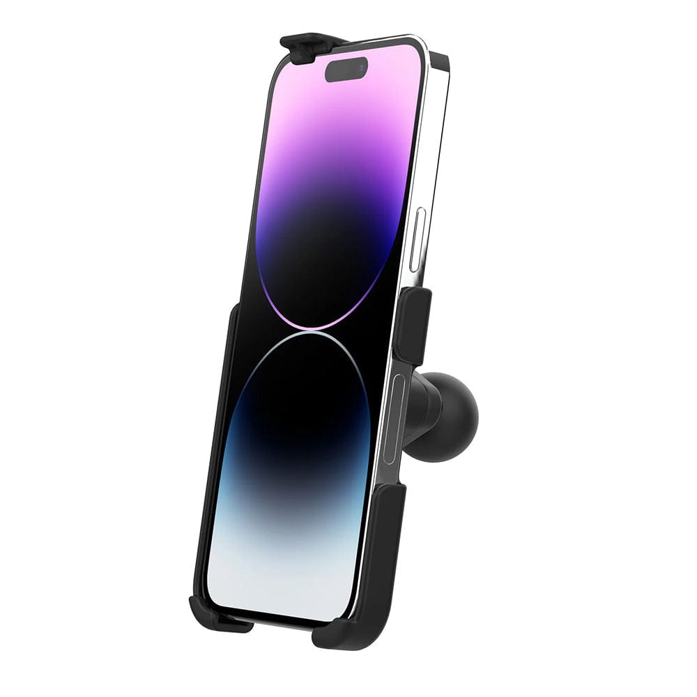 RAM Mount RAM Form - Fit Holder f/iPhone 13 Pro Max, 14 Plus Pro Max w/Ball [RAM - HOL - AP39BU], Cell Phone Mounts, RAM Mounting Systems, , , at Festive Water Paddlesports