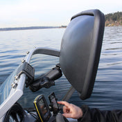 RAM Mount RAM Glare Shield Clamp Mount w/Rear View Mirror [RAM - B - 126], Marine Electronics Mounts, RAM Mounting Systems, , , at Festive Water Paddlesports