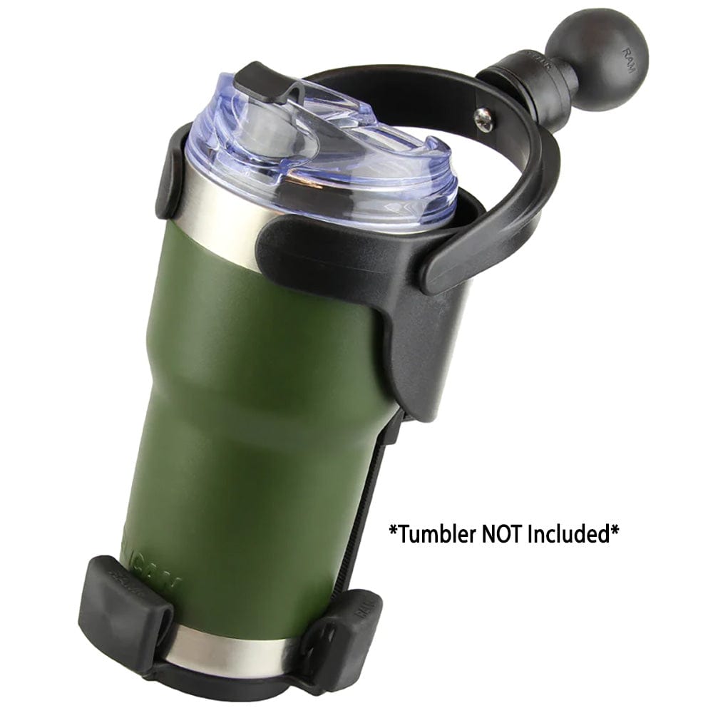 RAM Mount RAM Level Cup XL w/1.5" Ball [RAP - 417B], Drink Cup Mounts, RAM Mounting Systems, , , at Festive Water Paddlesports