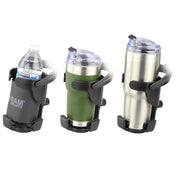 RAM Mount RAM Level Cup XL with Torque 3/4" 1" Diameter Rail Base and Short Arm [RAM - B - 408 - 75 - 1 - A - 417U], Drink Cup Mounts, RAM Mounting Systems, , , at Festive Water Paddlesports