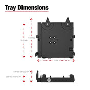 RAM Mount RAM No - Drill Laptop Mount f/'98 - 24 Express Van, Savana Van + More [RAM - VB - 143 - SW3], Vehicle Laptop Mounts, RAM Mounting Systems, at Festive Water Paddlesports
