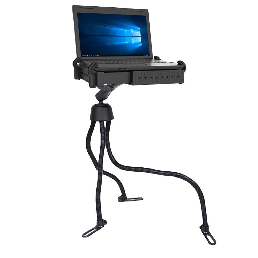 RAM Mount RAM Pod III Double Ball Laptop Mount w/18", 18" 30" Legs [RAM - 316 - 3BA1U - VID1], Vehicle Laptop Mounts, RAM Mounting Systems, at Festive Water Paddlesports