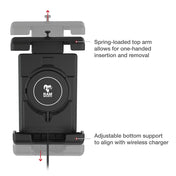 Ram Mount RAM Quick-Grip Pro XL w/Ball Qi2 15W Wireless Charger [RAM-HOL-PD7B-W2MU], Cell Phone Mounts, RAM Mounting Systems, at Festive Water Paddlesports