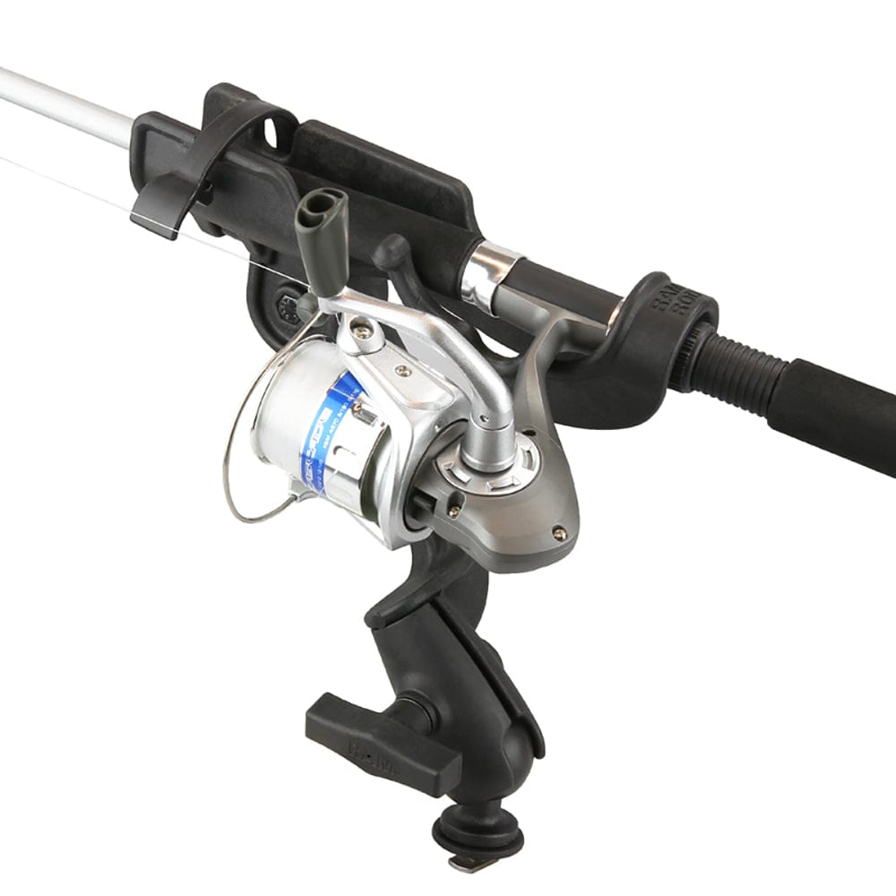 RAM Mount RAM - ROD 2000 Fishing Rod Holder with RAM - ROD Revolution Ratchet/Socket System and Track BallBase [RAM - 114 - RB - TRA1U], Fishing Rod Holders, RAM Mounting Systems, , , at Festive Water Paddlesports