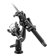 RAM Mount RAM - ROD 2000 Fishing Rod Holder w/RAM - ROD Revolution Ratchet/Socket System & Round Flat Surface Base [RAM - 114 - RBU], Rod Holders, RAM Mounting Systems, , , at Festive Water Paddlesports