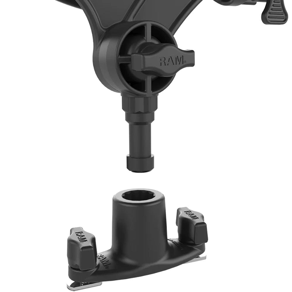 RAM Mount RAM ROD JR Fishing Rod Holder w/Dual T - Bolt Track Base [RAP - 434 - 421], Fishing Rod Holders, RAM Mounting Systems, , , at Festive Water Paddlesports