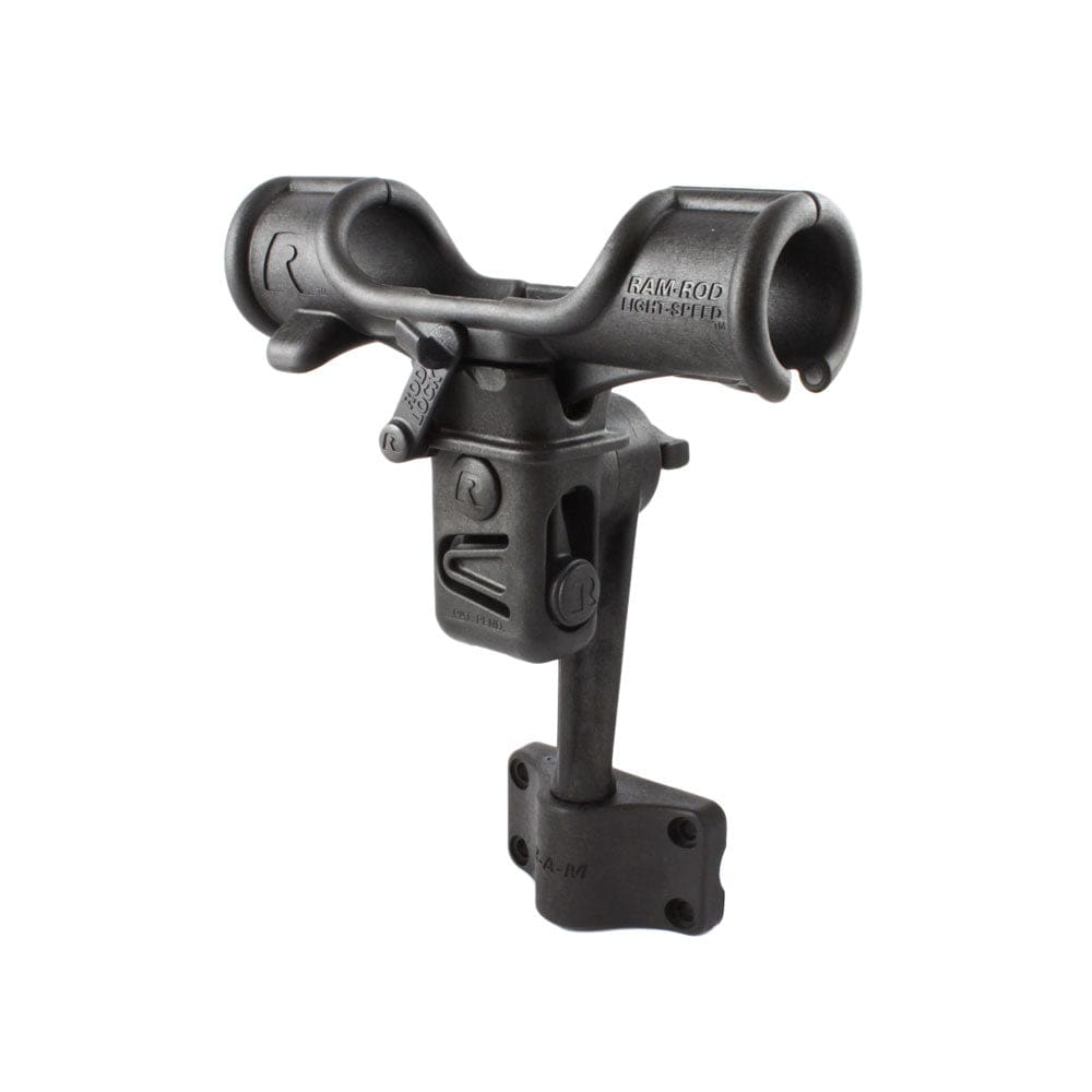 RAM Mount RAM Rod Light Speed w/Bulk Head Mount [RAP - 370 - BU], Rod Holders, RAM Mounting Systems, , , at Festive Water Paddlesports