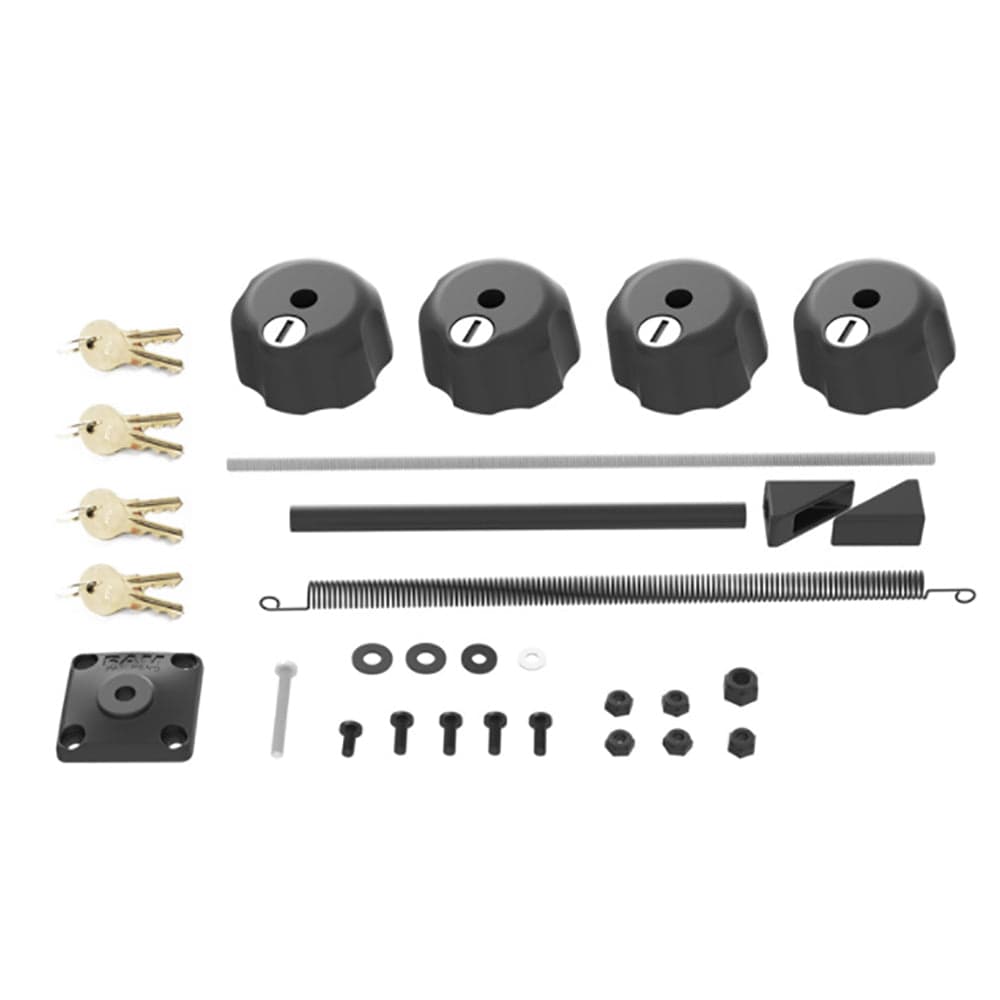 RAM Mount RAM Safe - N - Secure Locking Kit f/RAM Tough - Tray Swing Arms [RAM - 234 - LKU], Laptop Mounts, RAM Mounting Systems, , , at Festive Water Paddlesports