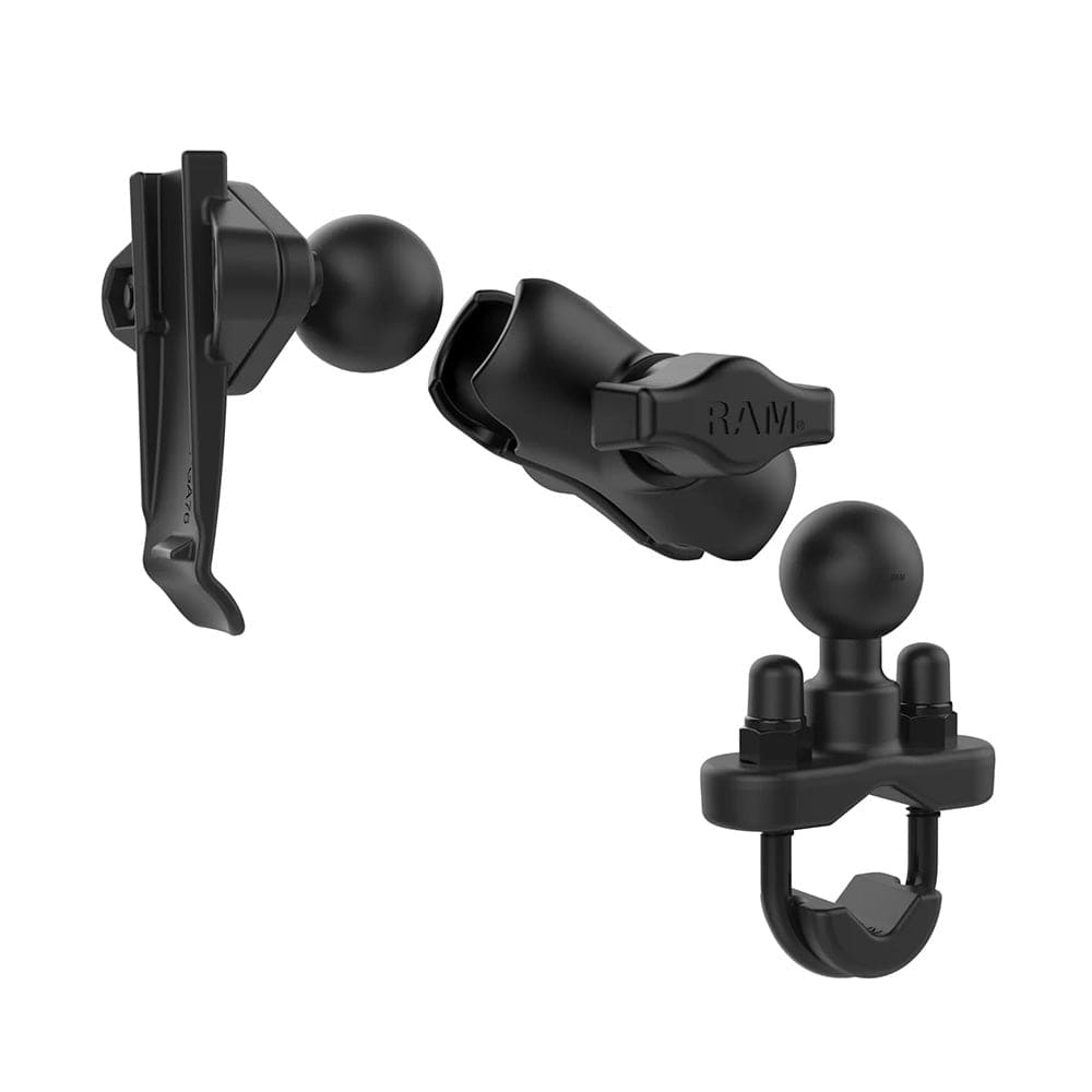 RAM Mount RAM Spine Clip Garmin Mount w/Handlebar U - Bolt Base [RAM - B - 149Z - A - GA76U], GPS Mounts, RAM Mounting Systems, , , at Festive Water Paddlesports