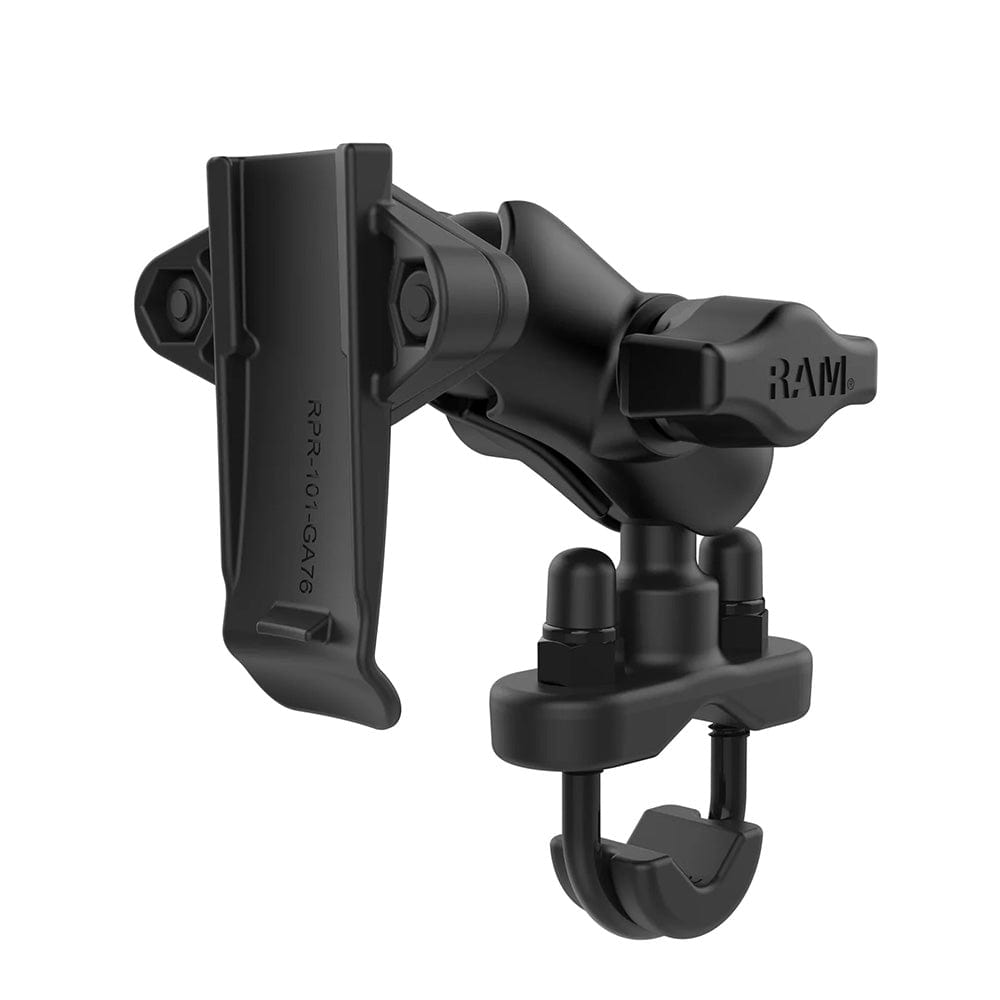 RAM Mount RAM Spine Clip Garmin Mount w/Handlebar U - Bolt Base [RAM - B - 149Z - A - GA76U], GPS Mounts, RAM Mounting Systems, , , at Festive Water Paddlesports