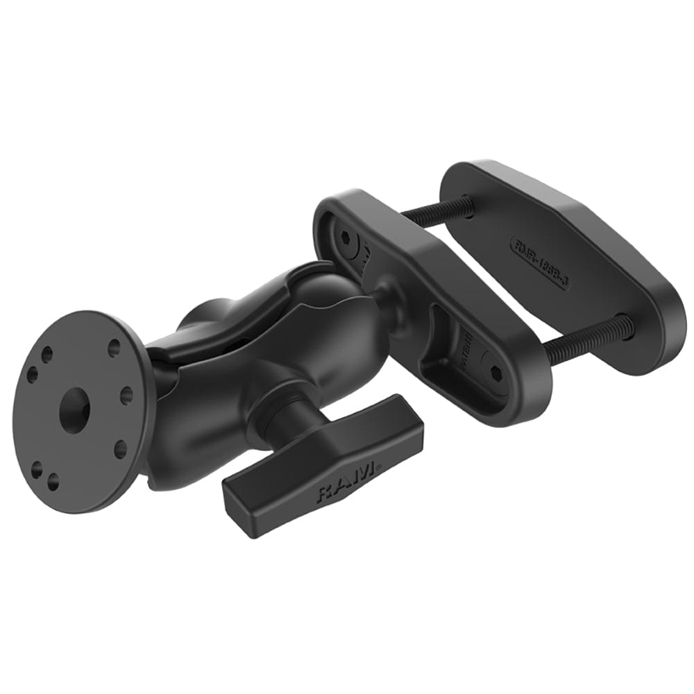 RAM Mount RAM Square Post Clamp Mount f/Posts Up To 3" Wide [RAM - 101U - B - 247 - 3], Rail/Handle Bar Mounts, RAM Mounting Systems, , , at Festive Water Paddlesports