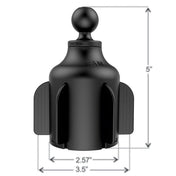 RAM Mount RAM Stubby Cup Holder Ball Base [RAP - B - 299 - 4U], Vehicle Mounts, RAM Mounting Systems, , , at Festive Water Paddlesports
