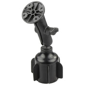 RAM Mount RAM Stubby Cup Holder Mount w/Round Plate [RAP - B - 299 - 4 - 202U], Vehicle Mounts, RAM Mounting Systems, , , at Festive Water Paddlesports