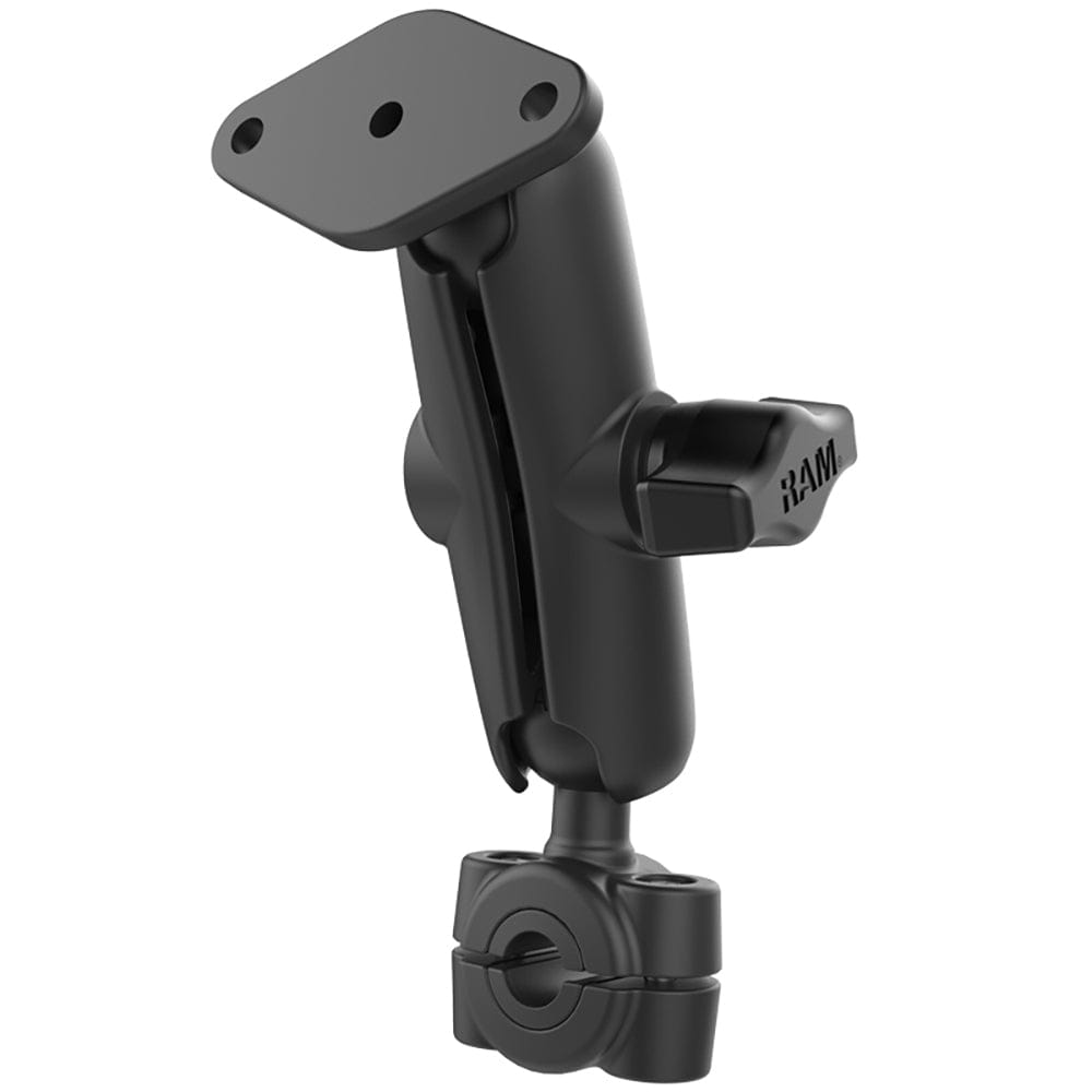 RAM Mount RAM Torque 3/8" - 5/8" Diameter Mini Rail Base w/ 1" Ball, Medium Arm and Diamond Ball Base [RAM - B - 408 - 37 - 62 - 238U], Rail/Handle Bar Mounts, RAM Mounting Systems, , , at Festive Water Paddlesports