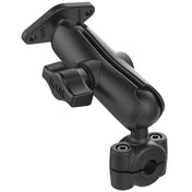 RAM Mount RAM Torque 3/8" - 5/8" Diameter Mini Rail Base w/ 1" Ball, Medium Arm and Diamond Ball Base [RAM - B - 408 - 37 - 62 - 238U], Rail/Handle Bar Mounts, RAM Mounting Systems, , , at Festive Water Paddlesports
