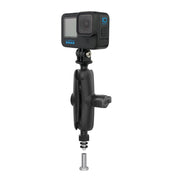 RAM Mount RAM Tough - Ball f/Bronco Hood Tie - Down w/Action Camera Adapter [RAP - B - 379 - 252062 - 2SLW - A - GOP1U], Camera Mounts, RAM Mounting Systems, , , at Festive Water Paddlesports