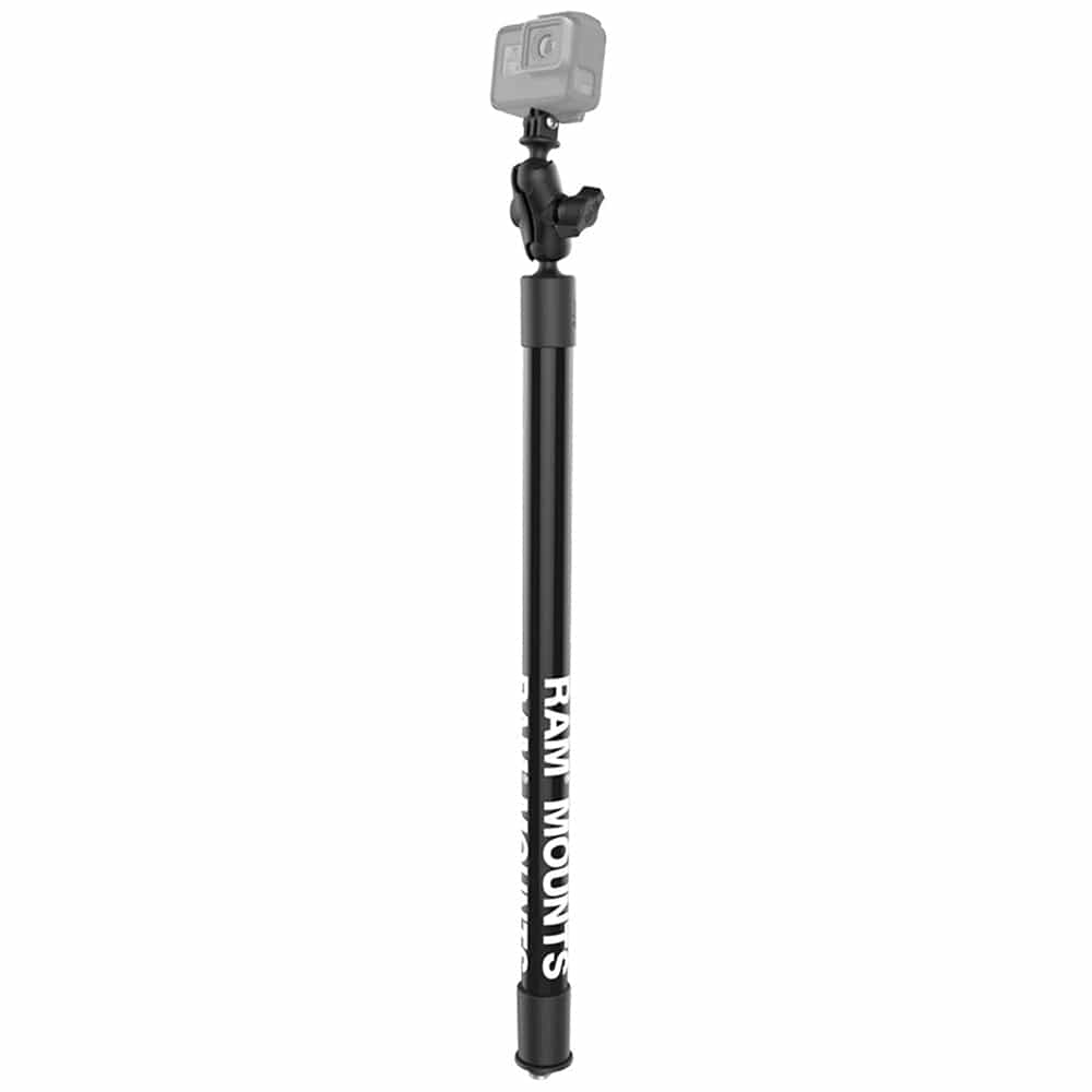 RAM Mount RAM Tough - Pole 23" Action Camera Track Mount [RAP - 425 - 18 - A - GOP1], Camera Mounts, RAM Mounting Systems, , , at Festive Water Paddlesports
