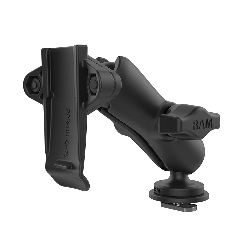 RAM Mount RAM Track Ball Double Ball Mount w/Garmin Spine Clip Holder [RAP - B - 202 - GA76 - TRA1U], GPS Mounts, RAM Mounting Systems, , , at Festive Water Paddlesports