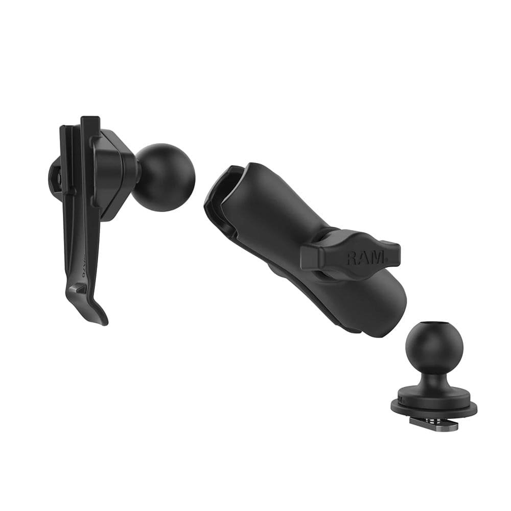 RAM Mount RAM Track Ball Double Ball Mount w/Garmin Spine Clip Holder [RAP - B - 202 - GA76 - TRA1U], GPS Mounts, RAM Mounting Systems, , , at Festive Water Paddlesports