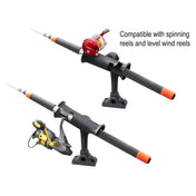 RAM Mount RAM Tube Jr. Fishing Rod Holder, Standard 4" Length Post Spline & Combo Bulkhead/Flat Surface Base w/Plunger [RAP - 390 - SBMPU], Rod Holders, RAM Mounting Systems, , , at Festive Water Paddlesports